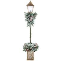 Kalėdinis lauko žibintas su 50 daugiaspalvių LED, žalias ir baltas, 43 × 43 × 150 cm