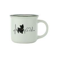 Puodelis ILAJA DOG, 6 dizainų, baltos sp., 370 ml