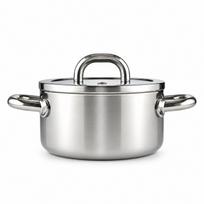 Nerūdijančio plieno puodas su dangčiu UNIWELL, 16 cm