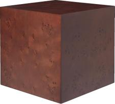 Ferm Living Šoninis staliukas Burl 40 x 40 cm, tamsus
