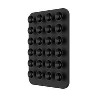 Fixed | MagSafe Holder With Suction Cups | MagMate | Apple | iPhone 12 and newer, or any phone with a MagSafe case | Liquid Silicone | Black