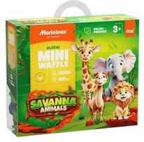 Konstruktorius Marioinex Mini Waffle Savanos gyvūnai 07085, 100 vnt.