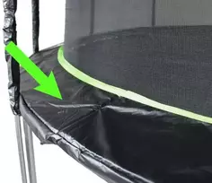Spyruoklių apsauga 8 pėdų Lean Sport Pro batutui