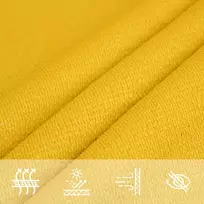 Burė nuo saulės, geltonos spalvos, 2x3m, HDPE, 160g/m²