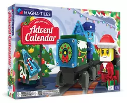 Advento kalendorius MAGNA-TILES microMAGS, 34 magnetinės detalės, 24 staigmenos