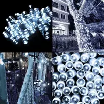 Eu Sandelis Vidaus/išorės šaltai balta elektrinė lempučių girlianda 300 LED LAMP03B