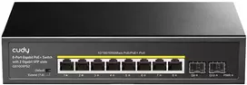 Šakotuvas 8 prievadų komutatorius CUDY GS1008PS2 (Nevaldomas, PoE)