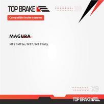 Top brake diskiniai stabdžių kaladėlės dviračiams, suderinamos su magura 4-ių stūmoklių mt5/mt5e/mt7/mt thirty | mtb/e-mtb/downhill/enduro/trail