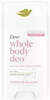 Dove Whole Body Deo Raspberry & Rose Dezodorantas - Tuhý deodorant 75ml