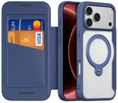 Dėklas DUX DUCIS case SKIN X PRO compatible with MagSafe for iPhone 18 Pro Max / 17 Pro Max (Open Ring Version) mėlynas