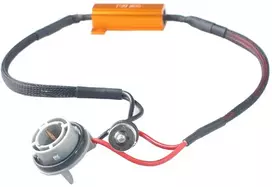 M-TECH Canbus rezistorius LED lemputėms BA15s (P21W) 25W 25Ω su lizdu