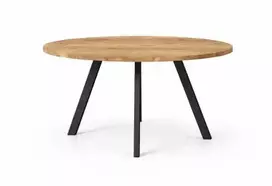 TORI ELIPSE 100X60 ąžuolinis ovalus žurnalinis staliukas juodom kojom : Apdaila - Aliejuota bespalviu aliejumi su kietaisiais vaškais, Aukštis - 46cm