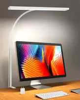 iFalarila LED stalinė lempa su spaustuku, 160 LED, USB, 360° reguliavimas, TBL727-BK