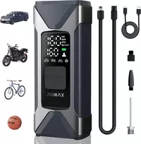 ASMAX nešiojamas akumuliatorinis oro kompresorius 160 PSI, 7500 mAh, T10