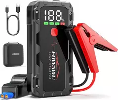 FOWAWU automobilio akumuliatoriaus užvedimo įrenginys 7000 A, 26800 mAh, 12 V, F805