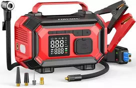 FOWAWU avarinis automobilio užvedimo įrenginys su kompresoriumi 8000 A, 150 PSI, ATJ-2002