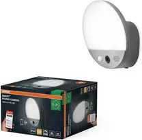 OSRAM išmanusis lauko sieninis LED šviestuvas su HD kamera, Wi-Fi ir judesio jutikliu 4099854474910