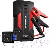 FOWAWU automobilio užvedimo įrenginys 12 V, 24800 mAh, 4000 A, F606
