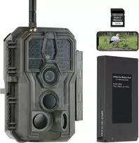 GardePro miško kamera su Wi-Fi, 64 MP, 1296P vaizdu, 8000 mAh, E8PMB