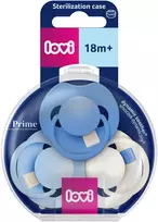 LOVI Prime Tutti Frutti dinaminis čiulptukas 18m+ 3 vnt Ultramarine Mėlyna