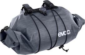 Evoc handlebar pack boa wp 9 rankinė ant vairo (susukamas kišenės atidarymas, boa(r) fit sistema, atspindintis logotipo atspaudas, talpa: 9l, svoris: 350 g, matmenys: 20 x 35 x 20 cm), carbon grey