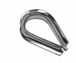 Kauszas 6mm lynams, nerūdijantis A4 inox, atsparus rūgštims Aisi316 Din 6899b - 20vnt