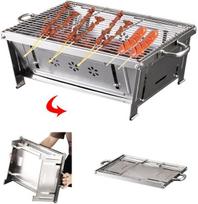Tinmix kepsninė ant anglių, pikniko grilis, nerūdijančio plieno, nešiojama, sulankstoma grilio vežimėlis, bbq sulankstomas grilis, grilis stovyklavimui, sodo vakarėliams, lauko stalo griliai, nešiojama kepsninė ant anglių