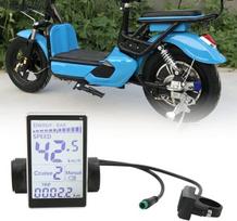 Elektrinio dviračio lcd ekranas, 5 kontaktų 24v 36v 48v 60v e paspirtuko m5 lcd panelės ekranas dviračio odometras dviračio kompiuteris, skirtas 31.8 22.2 mm elektriniams dviračiams