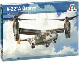 Italeri 1463 1:72 V-22 Osprey Tilt Rotor - konstravimo rinkinys, statomas modelis, rankdarbiai, hobis, klijavimas, plastikinis rinkinys, detalus, įvairiaspalvis