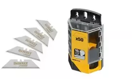Trapeziniai peiliukai DeWalt DWHT8-11131 – 50 vnt, volframo karbido antgaliai