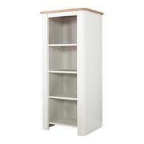 Vaikiška knygų spinta baltos spalvos 49x116 cm Ava – Roba