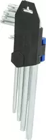 KS TOOLS Tools-Machines GmbH lenktas raktų rinkinys, 9 dalių, Torx profilis, trumpas (BT044009)