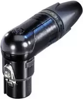 Neutrik NC10FRX-14-B Laido jungtis XLR juoda (NC10FRX-14-B)