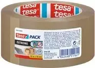 Pakavimo juosta Tesa 58645, 50 m x 50 mm, ruda, vienpusė PVC sandarinimo juosta