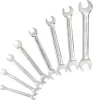 Veržliarakčių rinkinys ks tools 512.0208 — dvipusiai atvirieji veržliarakčiai, 8 vnt.