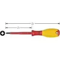 Hazet elektrinis Phillips atsuktuvas PH 2, antgalio ilgis 100 mm (810VDE-PH2)