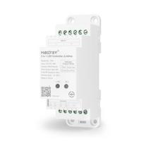 MiBoxer TR2 LED valdiklis „2 viename“, DIN bėgeliui, 12–48 V DC, 20 A