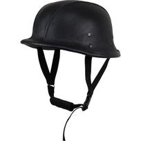 Retro atviro veido motociklininko šalmas Sodager ADH-011 - Juoda