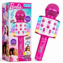 Karaoke mikrofonas vaikams su LED šviesomis „Barbie”