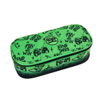 Penalas COOLPACK CAMPUS 23x10x6cm, margas, žalios spalvos