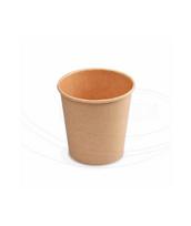 Vienkartiniai popieriniai puodeliai KRAFT 110 ml d62 mm, 50 vnt