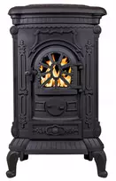 Ketaus krosnelė INGRID / AMBRA (6,5 kW) Juoda