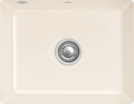 Po stalviršiu montuojama plautuvė Villeroy&Boch Subway 60 SU, CeramicPlus, 331001FU, dramblio kaulo spalvos