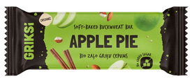 GRIKSI Organic Soft-Baked Buckwheat Apple Pie slapukas, 35 g