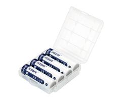 „Xtar R6“ / AA / LR06 1,5 V ličio jonų 2000 mAh akumuliatorius su apsauga, 4 vnt. dėžutėje