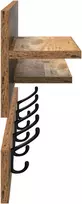 Prikabinamas paltas Sieninis Senas medis 90 x 15 x 36 cm