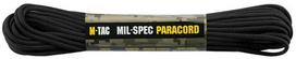 M-Tac Paracord 550 Mil-Spec Juodas Parakordas/Nailoninė virvė 30m