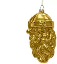 Safta Nežinomas Eglutės žaisliukas Decoris Santa, aukso, polistirenas
