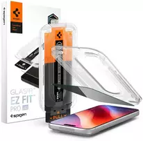 Spigen Glas.tR EZ Fit Pro HD AC Privacy grūdintas stiklas, skirtas iPhone 18 Pro Max