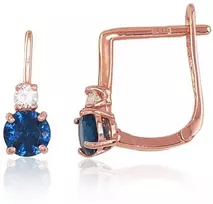 Diamond Sky Jewelry Auksiniai auskarai su cirkoniais „Didybė“
